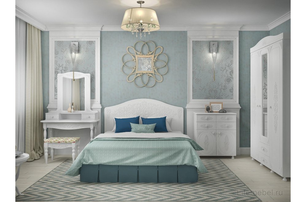 Шкаф Ассоль АС-27 белое дерево