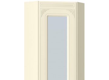 Шкаф угловой Ассоль плюс АС-52К с зеркалом левый ваниль