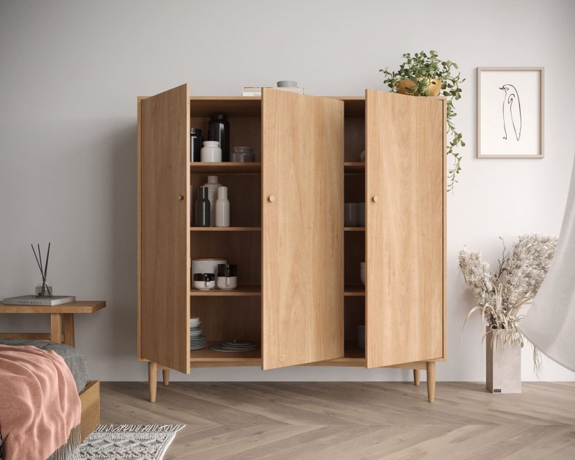 Шкаф Баббл (Bubbles) BBL04S Орех