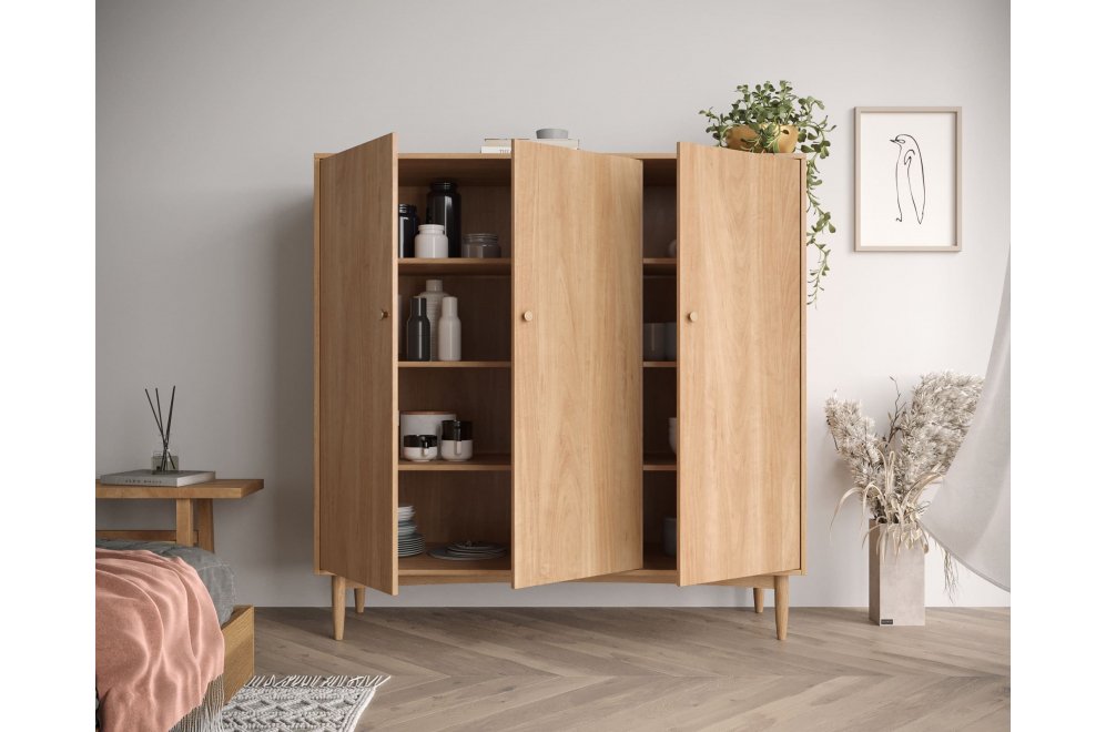 Шкаф Баббл (Bubbles) BBL04S Орех