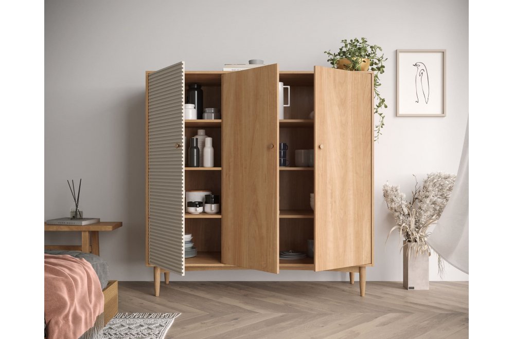 Шкаф Баббл (Bubbles) BBL13S Орех