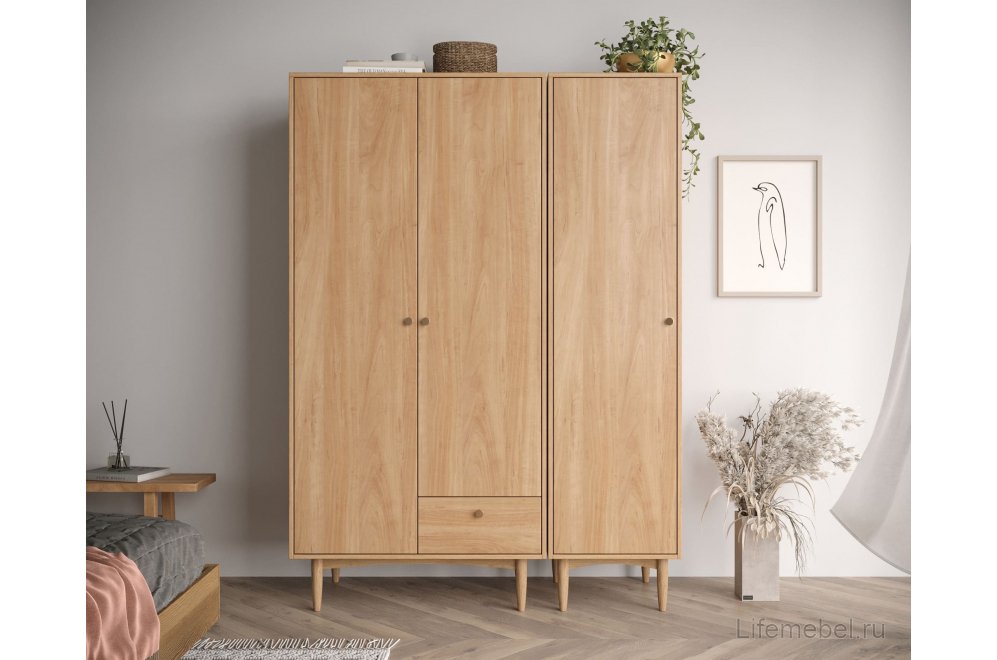 Шкаф Баббл (Bubbles) BBL14S Орех