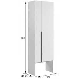 Шкаф Баско L600 К4 с полкой