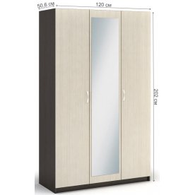 Басса ШК-553 Басса ШК-553 трехстворчатый венге / белфорд