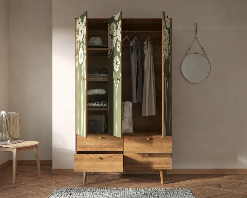 Шкаф Бербер (Berber) BB02/Print_53 разноцветный