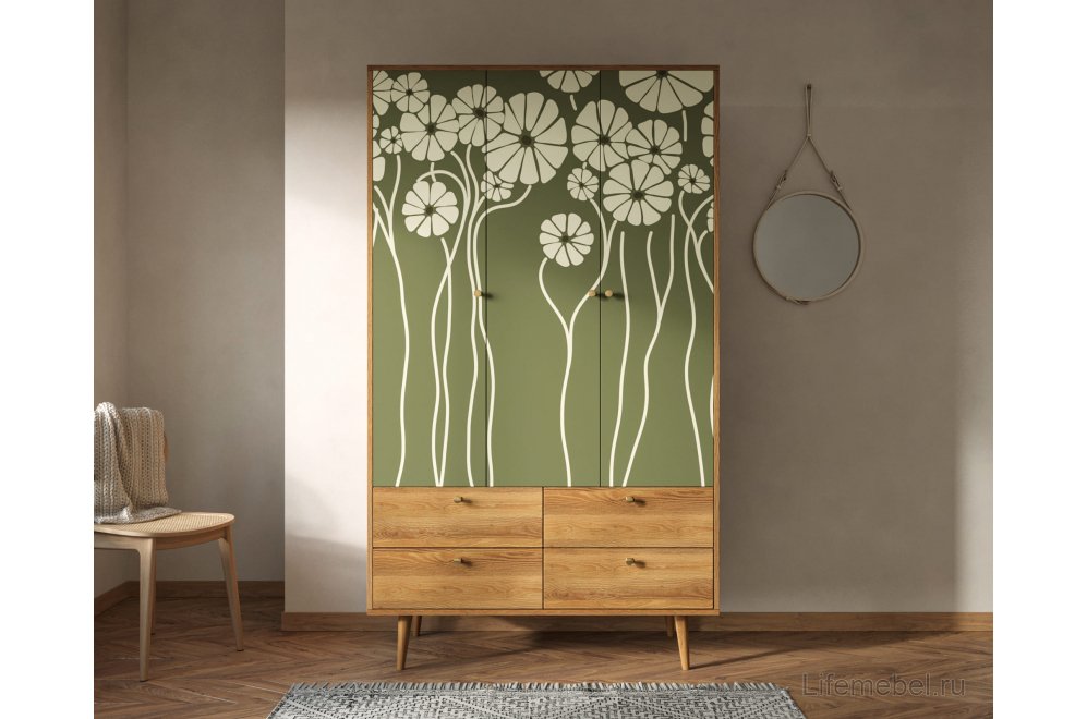 Шкаф Бербер (Berber) BB02/Print_53 разноцветный