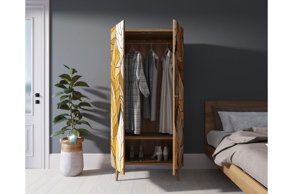 Шкаф Бербер (Berber) BB08/Print_08 разноцветный