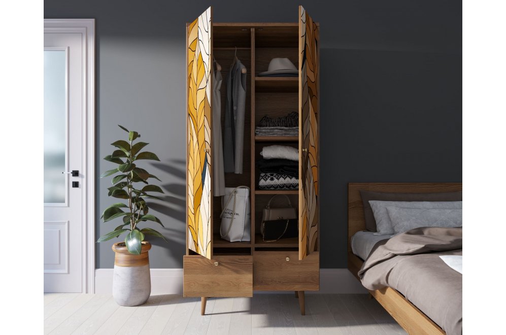 Шкаф Бербер (Berber) BB16/Print_08 разноцветный