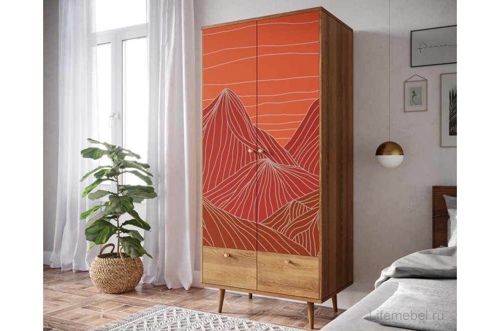 Шкаф Бербер (Berber) BB16/Print_49 разноцветный