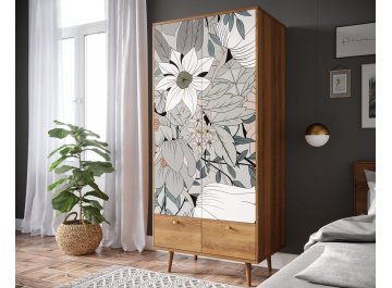 Распашной шкаф Бербер (Berber) BB16/Print_50 разноцветный