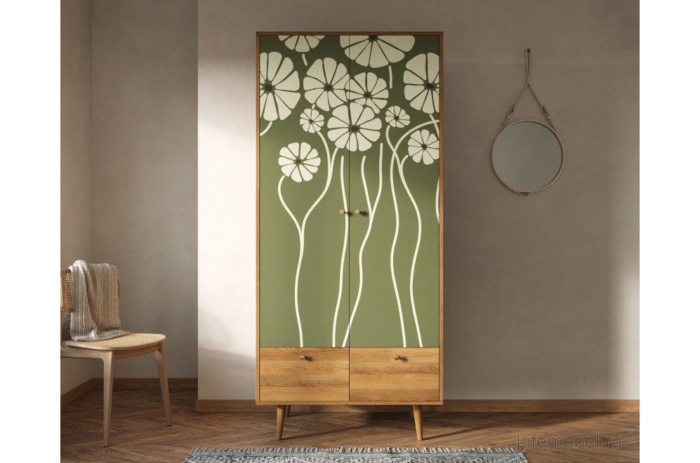 Шкаф Бербер (Berber) BB16/Print_53 разноцветный