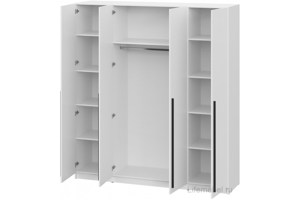 Шкаф Бирма ШК-2000 белое дерево / белое дерево