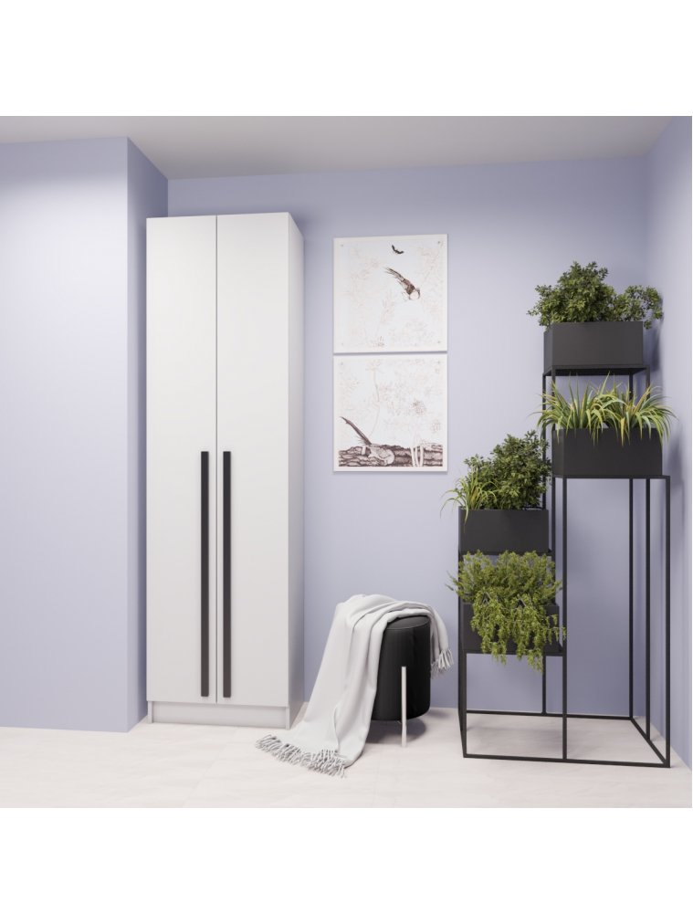 Шкаф Бостон 60 белый ЛДСП