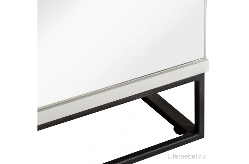 Шкаф City 40 одностворчатый с зеркалом белый