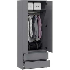 Шкаф Денвер Исполнение 2 двустворчатый с ящиками