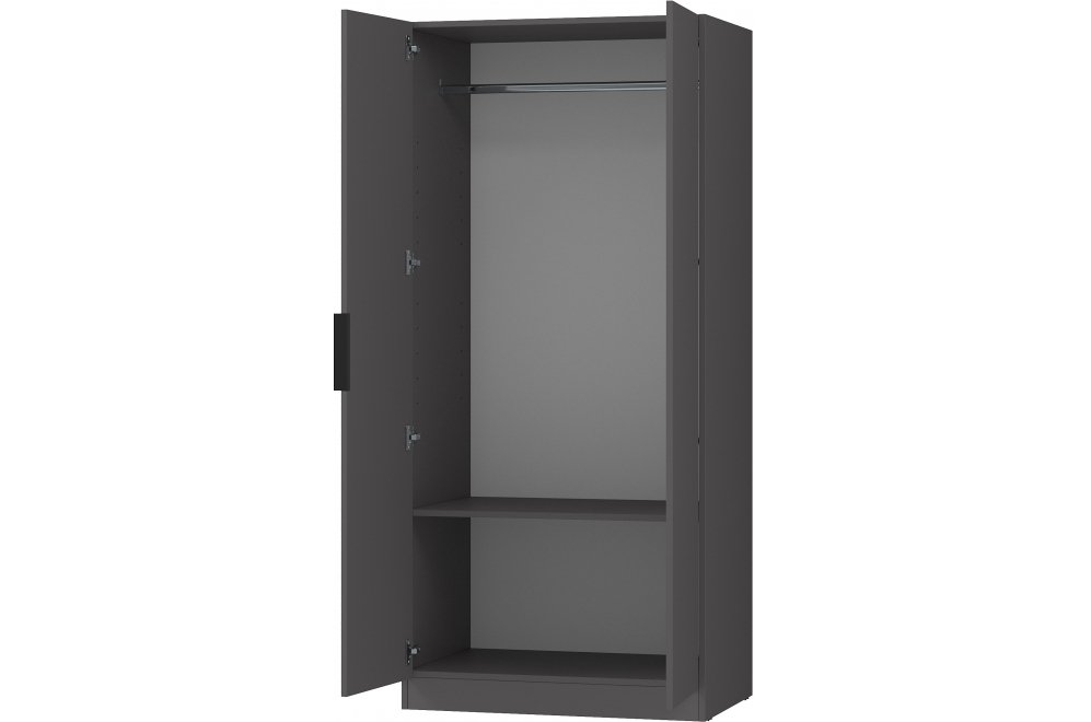 Шкаф для одежды home tower-s 12ШО.002.1 графит