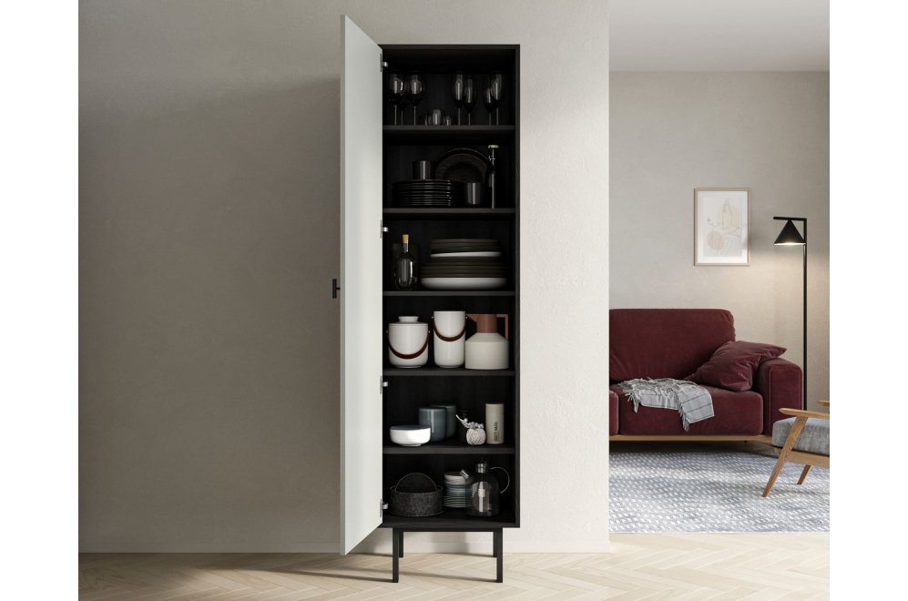 Шкаф Эмерсон (Emerson) EM101/gray/L черный