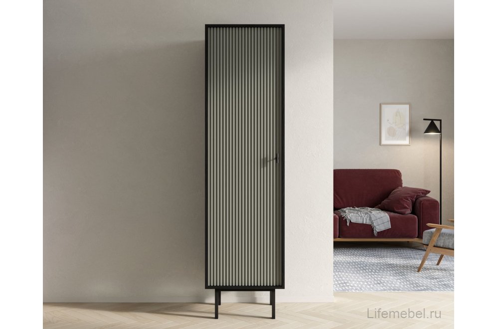 Шкаф Эмерсон (Emerson) EM101/gray/L черный