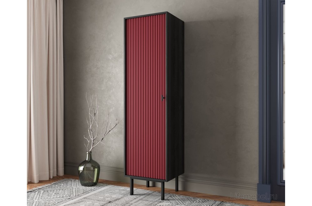 Шкаф Эмерсон (Emerson) EM101/red/L черный