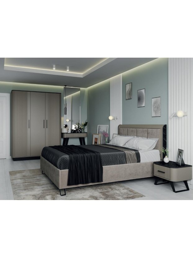 Шкаф Фиделия 76.09 серый камень