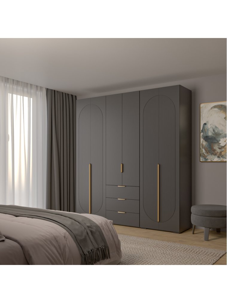 Шкаф Фиеста 200 графит