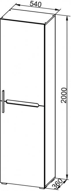 Шкаф Фьюжн белый / белый глянец