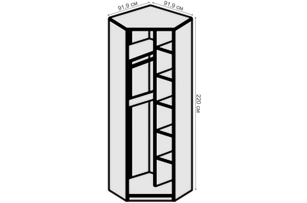 Шкаф Кэт-4 бодега/caiman белый