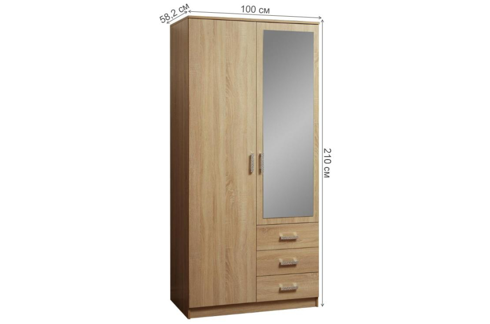 Шкаф 06.290 см дуб сонома