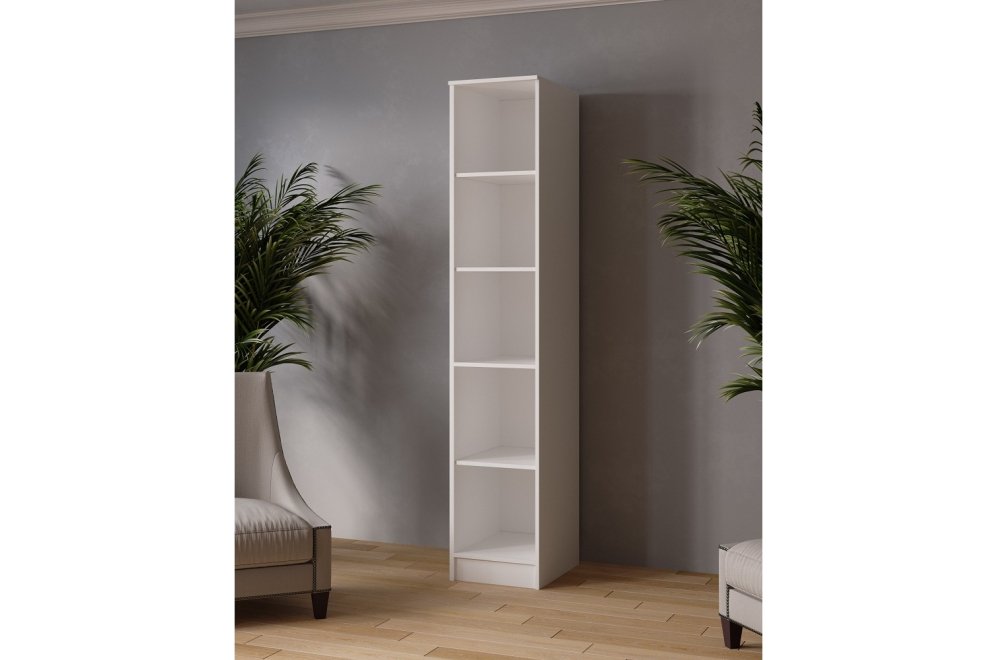 Шкаф 0,4м Лагуна белый / дуб юкон