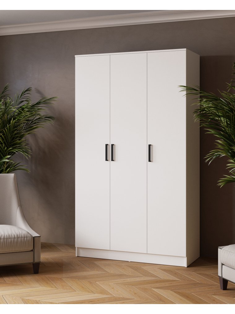 Шкаф Ларс 120 белый ЛДСП