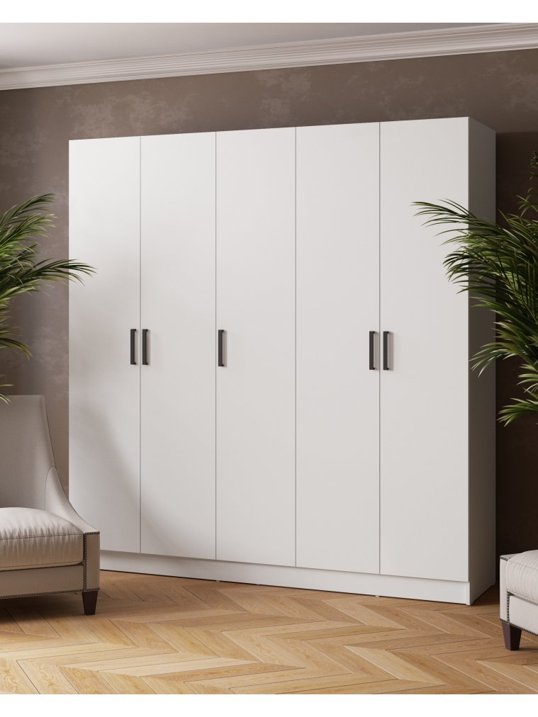 Шкаф Ларс 200 белый ЛДСП