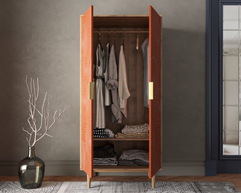 Шкаф Лайн (Line) R24/red красный