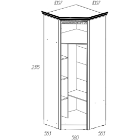 Шкаф Лючия №183