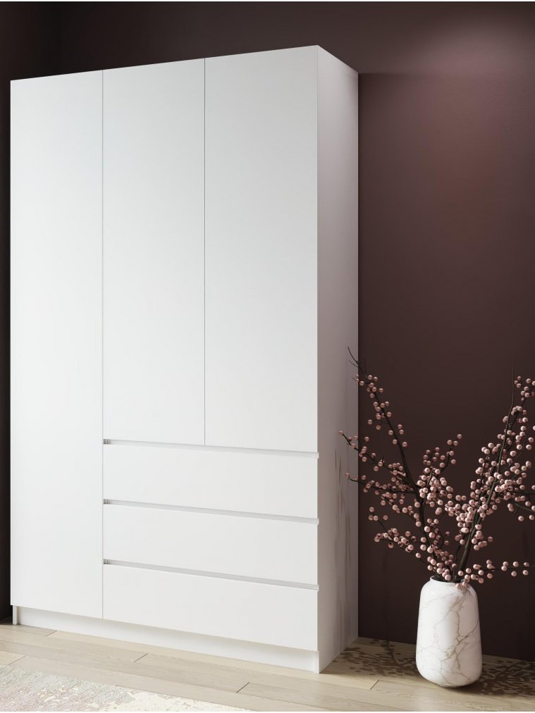 Шкаф Мадера ШМ 1200 лдсп белый