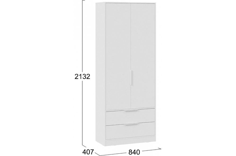 Шкаф Марли для одежды белый