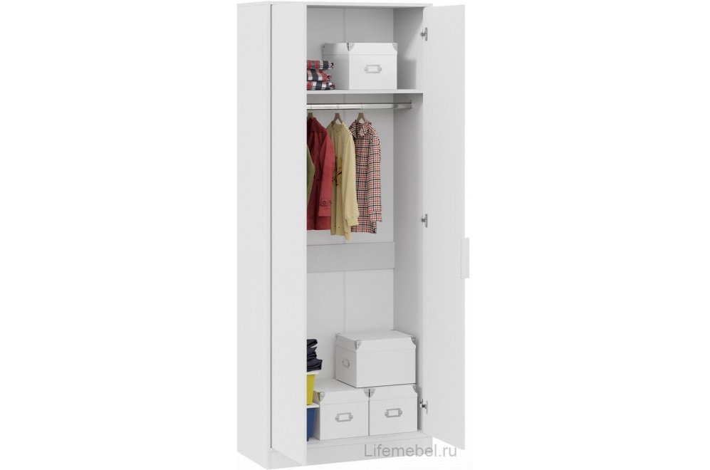 Шкаф Марли Исполнение 2 белый