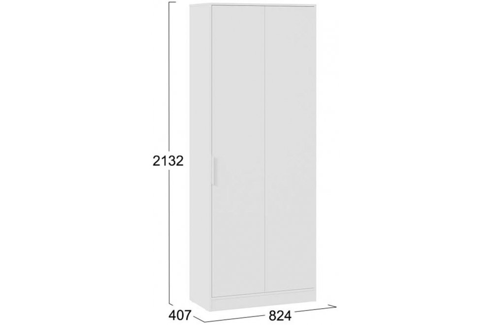 Шкаф Марли угловый белый