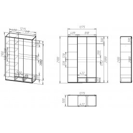 Шкаф Мебелайн-17