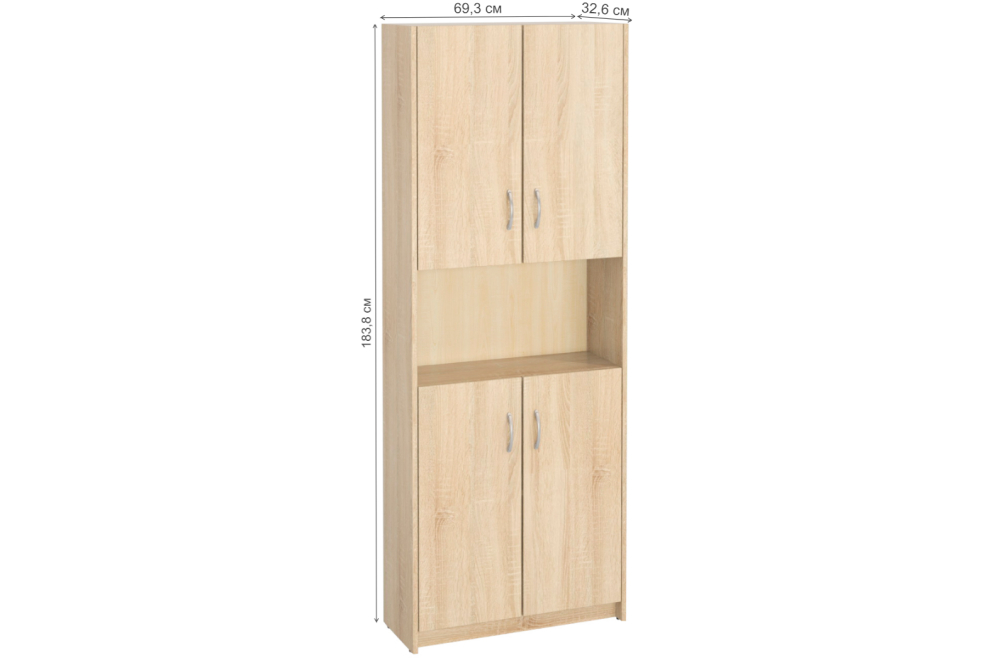 Шкаф Милана-15 дуб сонома