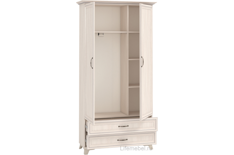 Шкаф Мирелла бодега светлый с полками