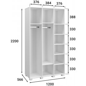 Шкаф Монблан МБ-24К