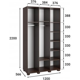 Шкаф Монблан МБ-24К
