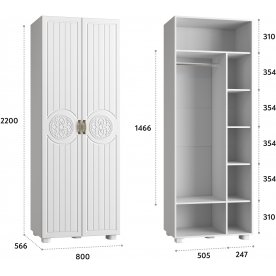Шкаф Монблан МБ-26К