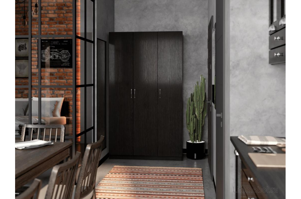 Шкаф Орион 3 дуб венге