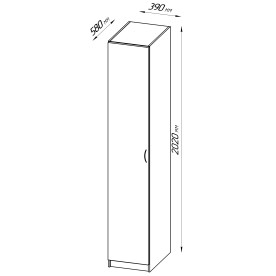 Шкаф Пегас 1