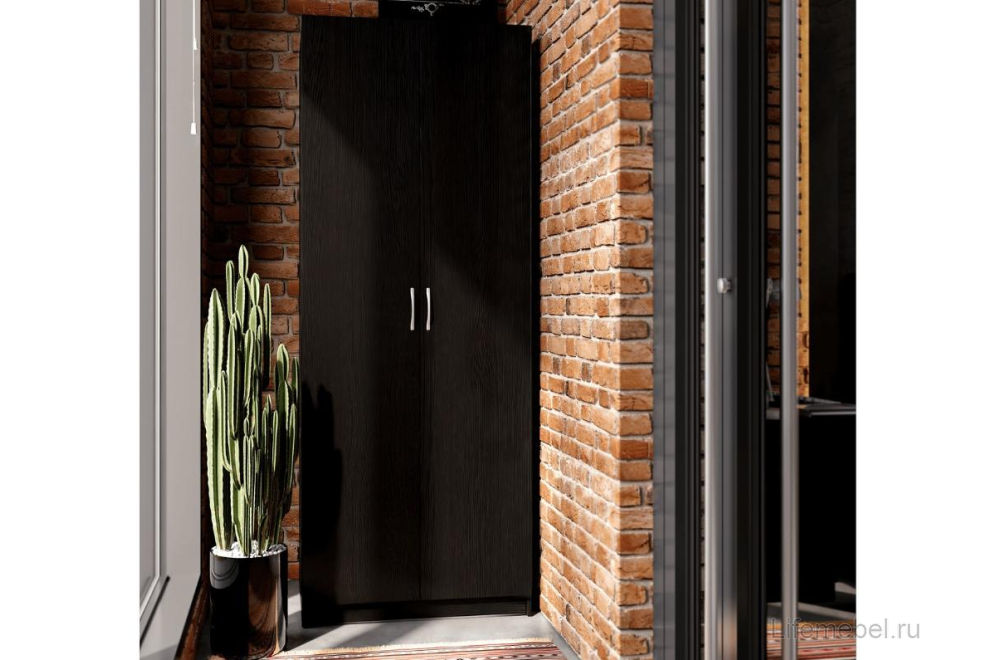 Шкаф Пегас 2 дуб венге