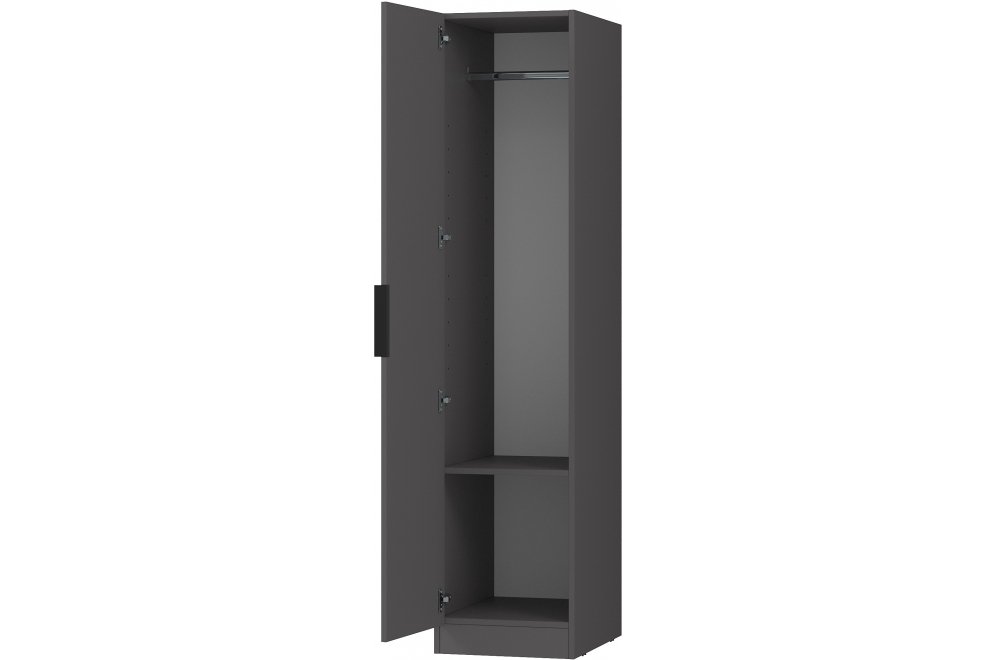 Шкаф-пенал для одежды home tower-s 12ШПО.002.1 графит