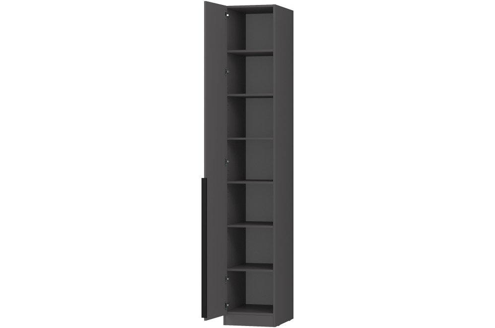 Шкаф-пенал с полками home tower 12ШПП-Л.101.1 левый графит