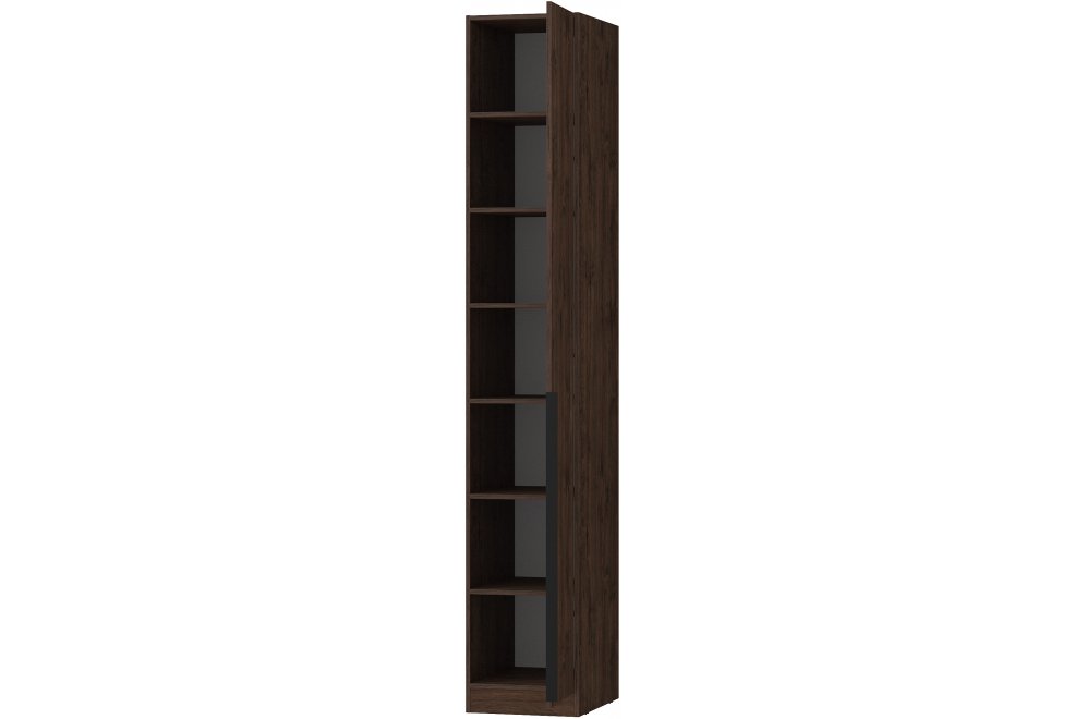 Шкаф-пенал с полками home tower 12ШПП-П.101.1 правый брауни