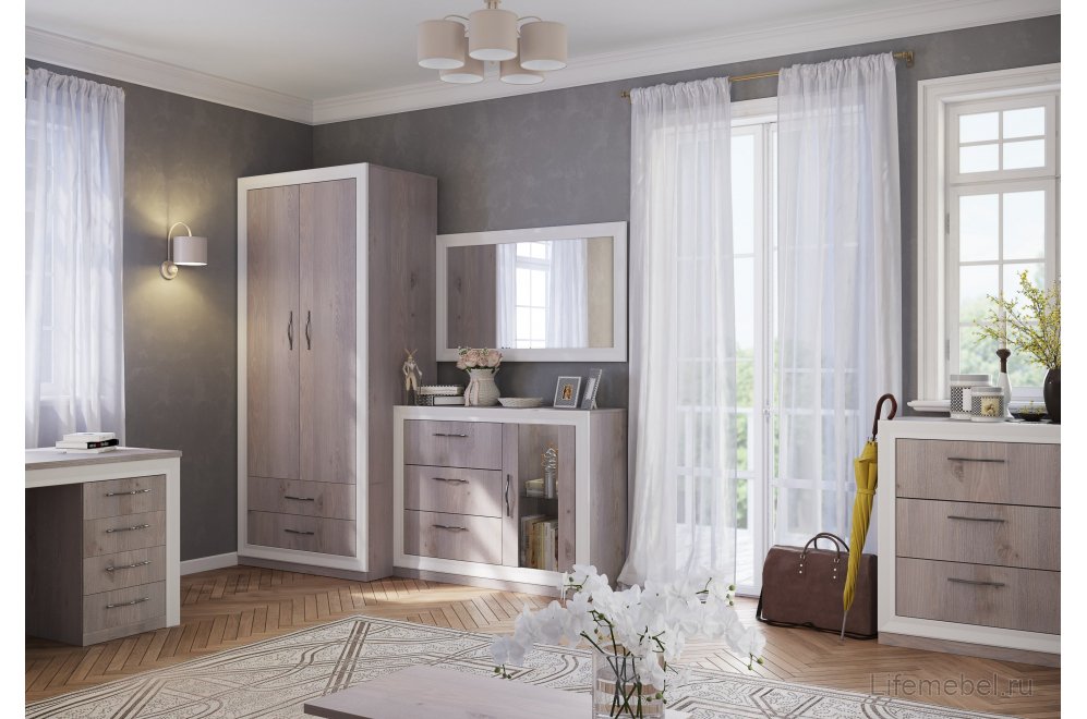 Шкаф Пл-95/60 Н нельсон / латте